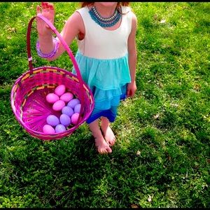 Garnet hill kids tied dress